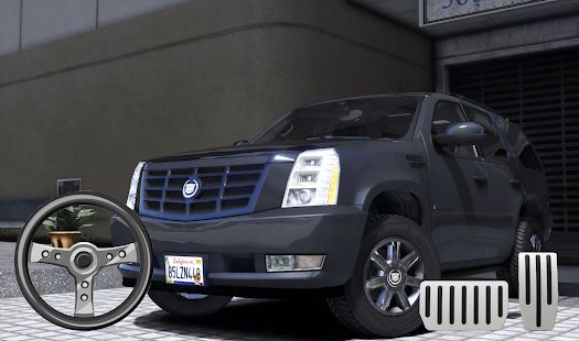 Скачать взломанную Drive Cadillac Escalade SUV - City & Parking (Бесконечные монеты) версия 1.0 apk на Андроид