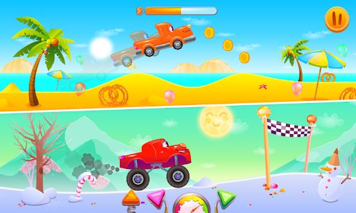 Скачать взломанную Funny Racing Cars (Веселые гоночные автомобили) (Открыты уровни) версия 1.24 apk на Андроид
