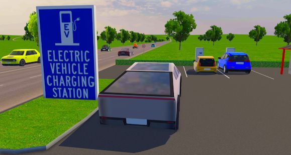 Скачать взломанную Electric Car Driving Simulator 2020 (Много денег) версия 1.0.2 apk на Андроид
