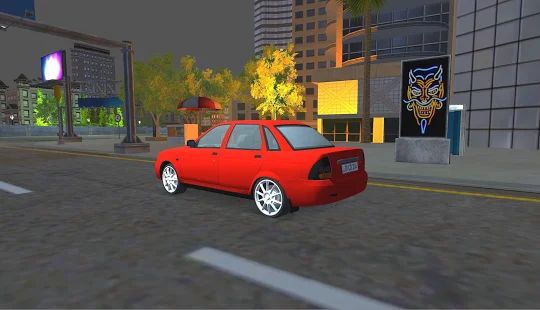 Скачать взломанную Car Simulator Driving : Lada Priora Tuning (Много денег) версия 2.3 apk на Андроид