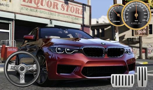 Скачать взломанную Drive BMW M5 & Parking School (Бесконечные монеты) версия 1.0 apk на Андроид
