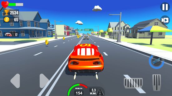 Скачать взломанную Super Kids Car Racing In Traffic (Бесконечные монеты) версия 1.10 apk на Андроид