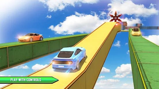 Скачать взломанную Crazy Car Driving Simulator: Mega Ramp Car Stunts (Открыты уровни) версия 1.2.8 apk на Андроид