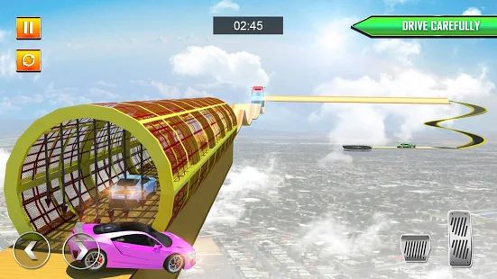 Скачать взломанную Crazy Car Driving Simulator: Mega Ramp Car Stunts (Открыты уровни) версия 1.2.8 apk на Андроид