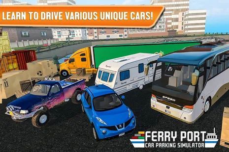 Скачать взломанную Ferry Port Trucker Parking Simulator (Много денег) версия 1.3 apk на Андроид