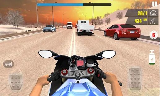 Скачать взломанную Traffic Rider 3D (Открыты уровни) версия 1.3 apk на Андроид