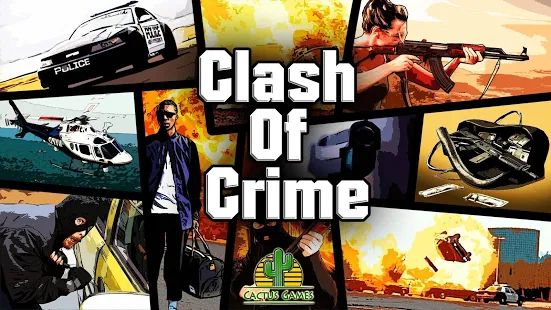 Скачать взломанную Clash of Crime San Andreas PRO (Открыты уровни) версия 1.0.1 apk на Андроид