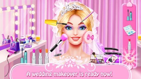 Скачать взломанную Wedding Day Makeup Artist (Открыты уровни) версия 1.5 apk на Андроид