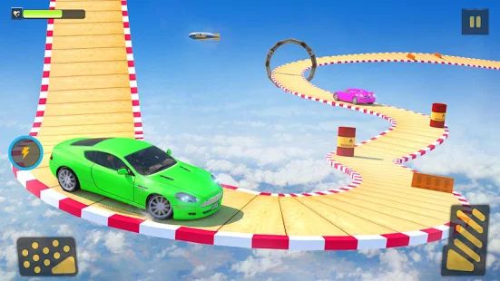 Скачать взломанную Pампа Aвтомобиль Tрюки Rонки: Hевозможные Tреки 3D (Бесконечные монеты) версия 2.3 apk на Андроид