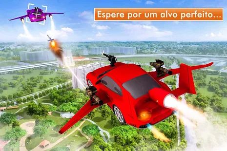Скачать взломанную Симулятор стрельбы по летающим автомобилям (Много денег) версия 1.0 apk на Андроид