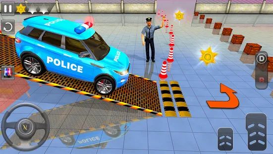Скачать взломанную продвижение полиция парковка - умный Prado игры (Бесконечные монеты) версия 1.2.2 apk на Андроид