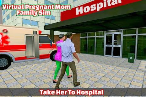Скачать взломанную виртуальная беременная мама: семейный симулятор (Бесконечные монеты) версия 1.0 apk на Андроид