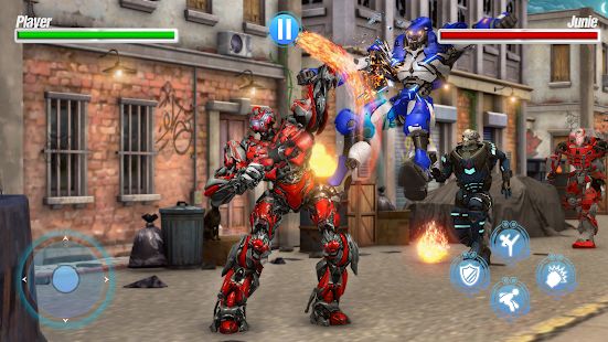 Скачать взломанную Grand Robot Ring Battle: Робот файтингов (Открыты уровни) версия 4.1.0 apk на Андроид