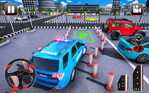 Скачать взломанную Полиция Стоянка Приключение - Автомобиль Игры поры (Открыты уровни) версия 1.3 apk на Андроид