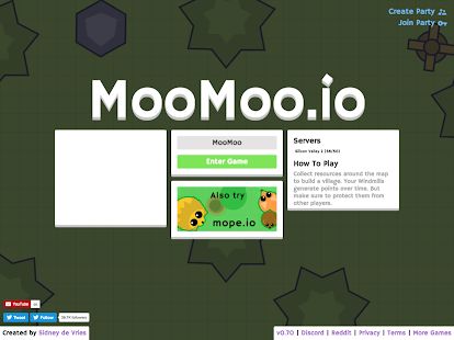 Скачать взломанную MooMoo.io (Official) (Бесконечные монеты) версия 1.0.2 apk на Андроид