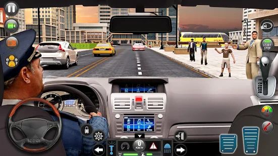 Скачать взломанную город такси Водитель имитатор свободно машина (Много денег) версия 27 apk на Андроид
