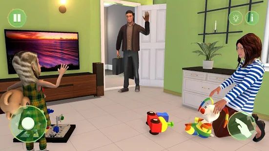 Скачать взломанную Family Simulator - Virtual Mom Game (Бесконечные монеты) версия 1.6 apk на Андроид