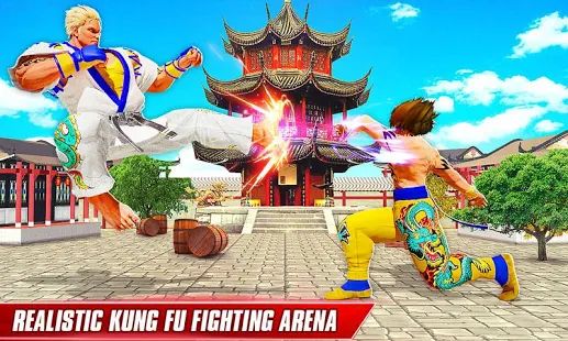 Скачать взломанную Kung Fu Fight Arena: Karate King Fighting Games (Бесконечные монеты) версия 18 apk на Андроид