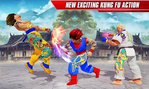 Скачать взломанную Kung Fu Fight Arena: Karate King Fighting Games (Бесконечные монеты) версия 18 apk на Андроид