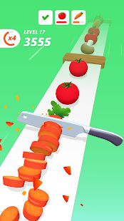 Скачать взломанную Perfect Slices (Открыты уровни) версия 1.3.3 apk на Андроид