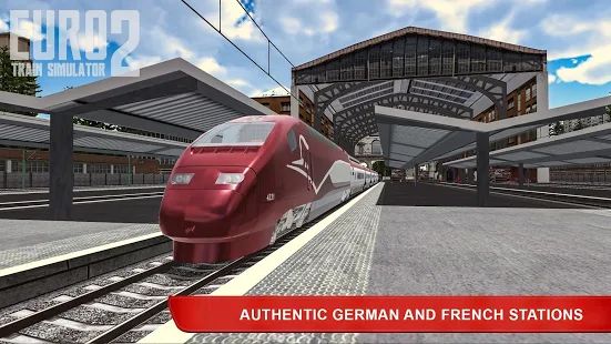 Скачать взломанную Euro Train Simulator 2 (Открыты уровни) версия 2020.4.16 apk на Андроид