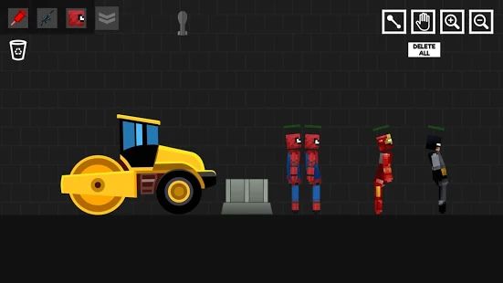 Скачать взломанную Spider Ragdoll Playground: Iron Human (Много денег) версия 1.0.4 apk на Андроид