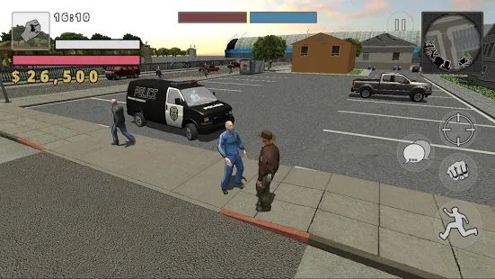 Скачать взломанную Симулятор полицейского. Война банд (Много денег) версия 3.1.5 apk на Андроид