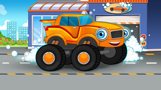 Скачать взломанную Автомойка - монстр грузовик (Бесконечные монеты) версия 1.1.5 apk на Андроид