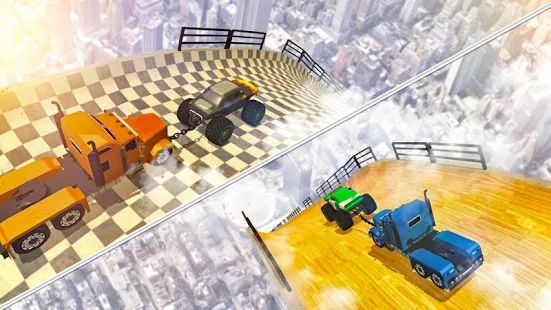 Скачать взломанную Double Impossible Mega Ramp 3D - Авто Трюки Игра (Много денег) версия 4.0 apk на Андроид