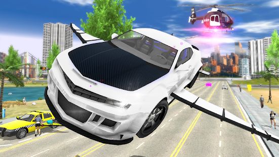 Скачать взломанную Flying Car Transport Simulator (Открыты уровни) версия 1.26 apk на Андроид
