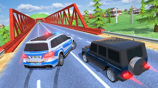 Скачать взломанную Offroad Police Car DE (Открыты уровни) версия 1.3 apk на Андроид