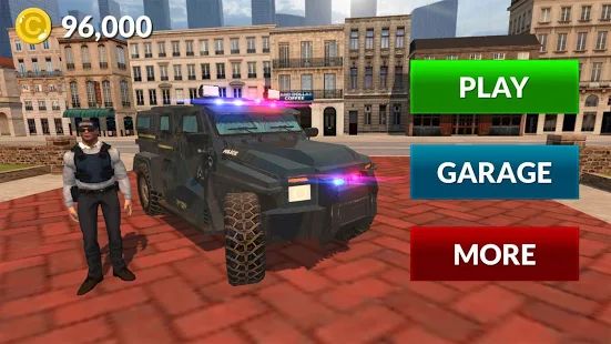 Скачать взломанную American Police Car Driving: Offline Games No Wifi (Много денег) версия 1.4 apk на Андроид