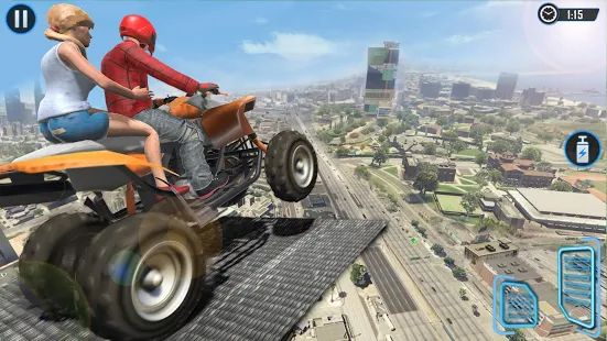 Скачать взломанную ATV Quad City Bike Simulator 2020: игры в такси (Много денег) версия 3.7 apk на Андроид