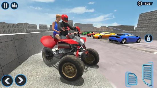 Скачать взломанную ATV Quad City Bike Simulator 2020: игры в такси (Много денег) версия 3.7 apk на Андроид