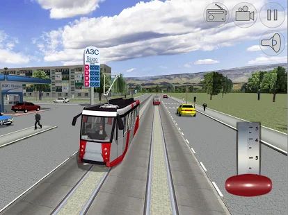 Скачать взломанную Симулятор трамвая 3D - 2018 (Много денег) версия 3.0.1 apk на Андроид