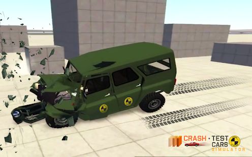 Скачать взломанную Car Crash Test УАЗ 4x4 (Много денег) версия 1.5.4 apk на Андроид