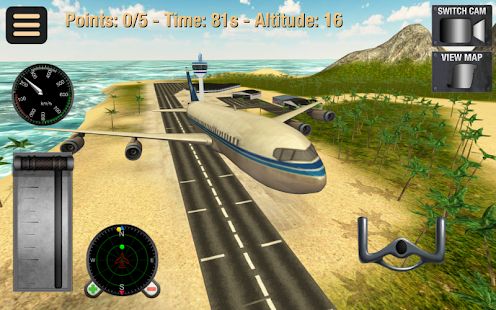 Скачать взломанную Авиасимулятор летать самолет (Бесконечные монеты) версия 1.32 apk на Андроид