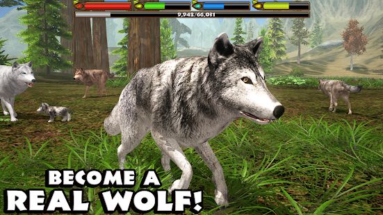 Скачать взломанную Ultimate Wolf Simulator (Бесконечные монеты) версия Зависит от устройства apk на Андроид