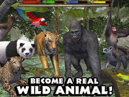 Скачать взломанную Ultimate Jungle Simulator (Бесконечные монеты) версия Зависит от устройства apk на Андроид