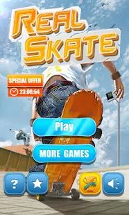Скачать взломанную Настоящий Скейт - Skate 3D (Много денег) версия 1.7 apk на Андроид