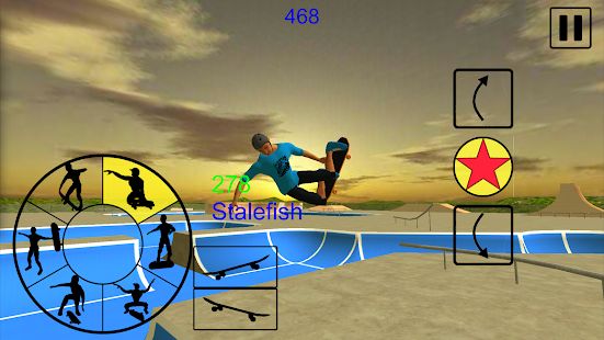 Скачать взломанную Skating Freestyle Extreme 3D (Открыты уровни) версия Зависит от устройства apk на Андроид