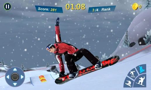 Скачать взломанную Snowboard Master 3D (Много денег) версия 1.2.3 apk на Андроид