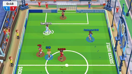 Скачать взломанную Футбольная битва (Soccer Battle) (Бесконечные монеты) версия 1.7.0 apk на Андроид
