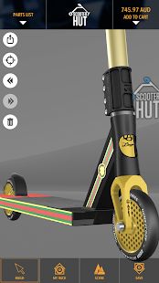 Скачать взломанную Scooter Hut 3D Custom Builder (Много денег) версия 1.7.1 apk на Андроид