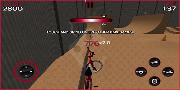 Скачать взломанную Ride: BMX FREE (Открыты уровни) версия 1.6 apk на Андроид
