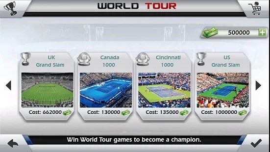 Скачать взломанную Теннис пальцем 3D - Tennis (Много денег) версия 1.8.1 apk на Андроид