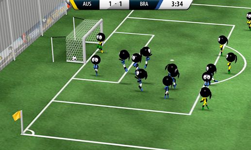 Скачать взломанную Stickman Soccer 2016 (Бесконечные монеты) версия 1.5.2 apk на Андроид