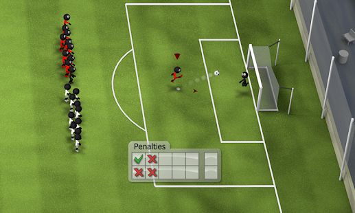 Скачать взломанную Stickman Soccer 2014 (Много денег) версия 2.9 apk на Андроид