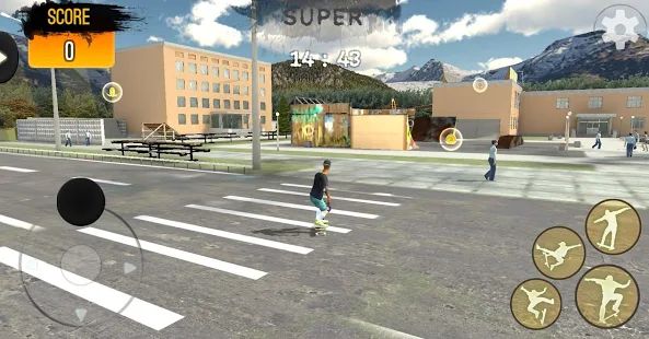 Скачать взломанную Freestyle Extreme Skater: Flippy Skate (Бесконечные монеты) версия 1.0 apk на Андроид