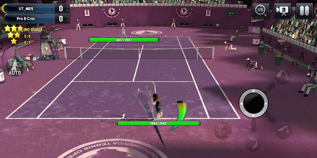 Скачать взломанную Ultimate Tennis: сетевой 3D-теннис (Открыты уровни) версия 3.16.4417 apk на Андроид
